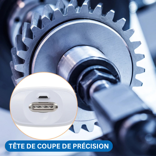 NailTrimmer Pro - Coupe-ongles électrique portable avec veilleuse LED et recharge USB