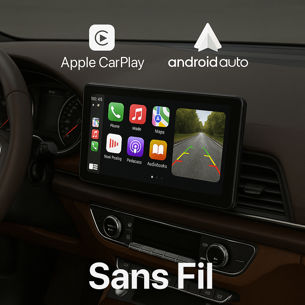 DriveView Pro™ – Transformez votre conduite avec CarPlay sans fil & caméra HD intégrée