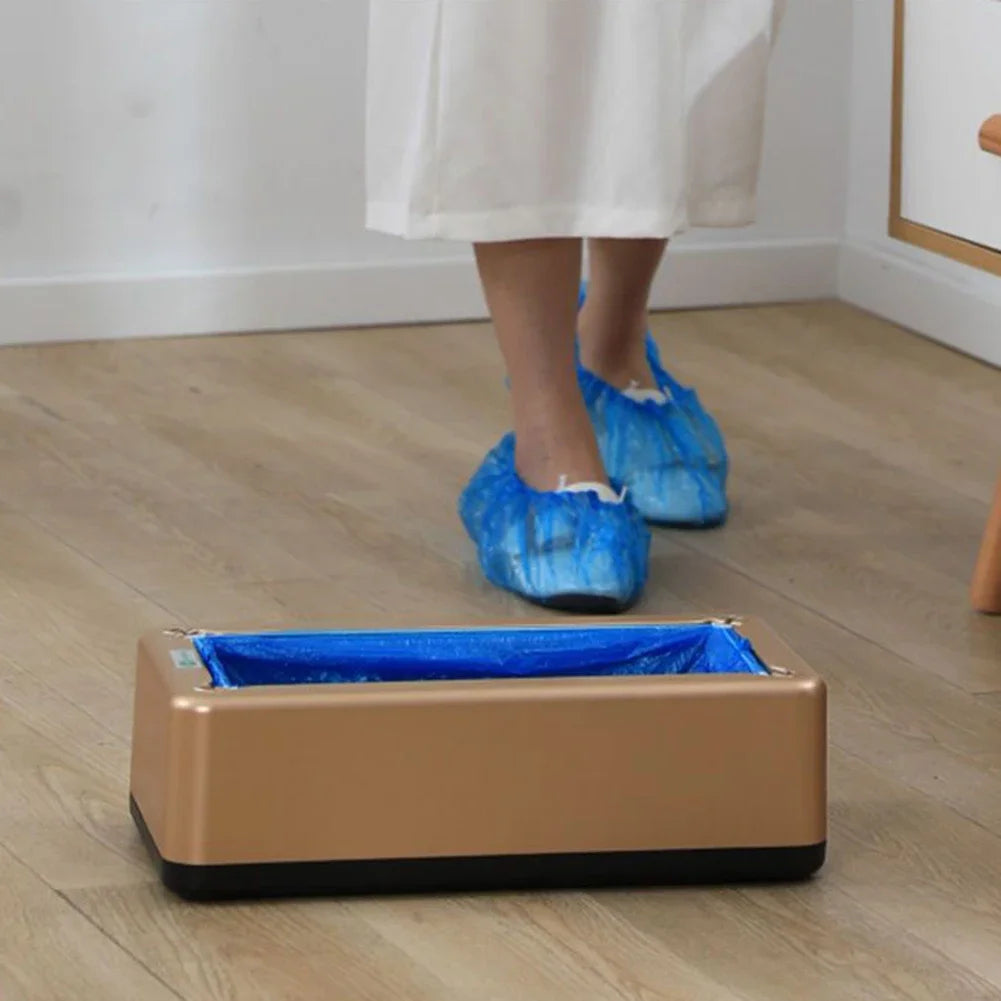 FootSafe™ – Le Distributeur Automatique de Couvre-Chaussures Sans Effort