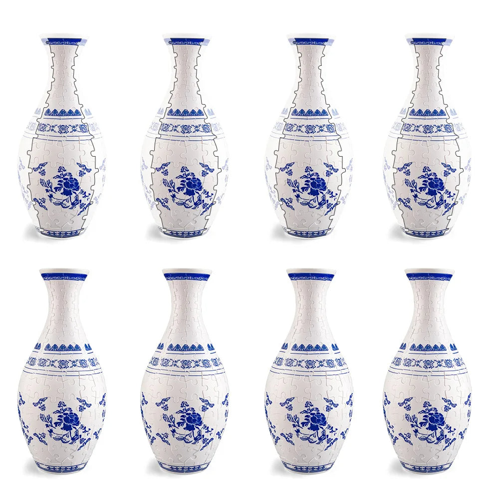 PuzzleVase™ - L'Art du Puzzle Transformé en Vase Unique