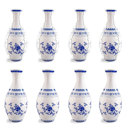 PuzzleVase™ - L'Art du Puzzle Transformé en Vase Unique