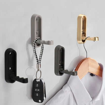 GlideHold® - Crochets Pliants Rectangulaires pour Manteaux et Vêtements