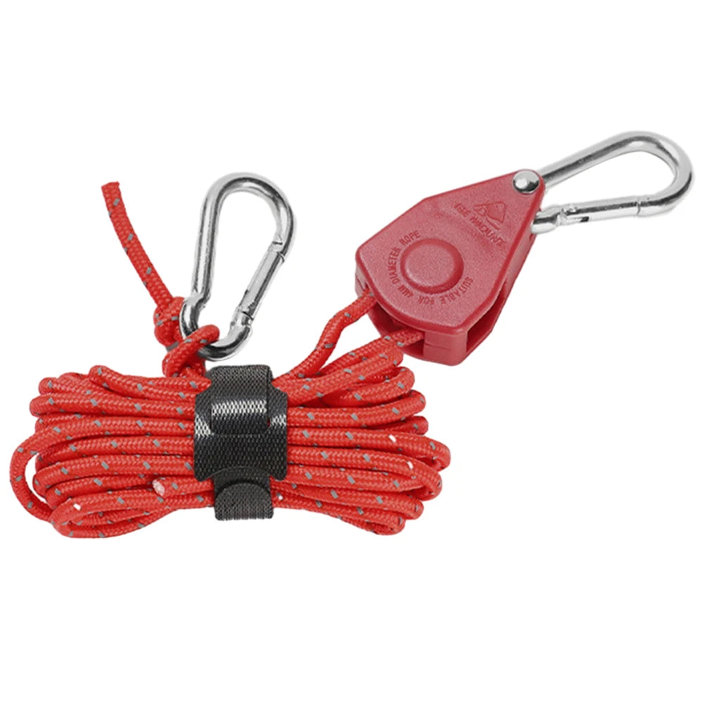 CampingRope – Corde de Camping à Poulie Réglable