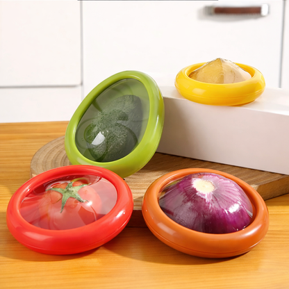 Conteneurs silicone fruits & légumes — Lot de 4