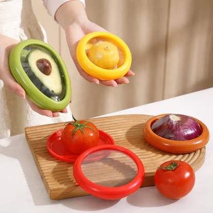 Conteneurs silicone fruits & légumes — Lot de 4