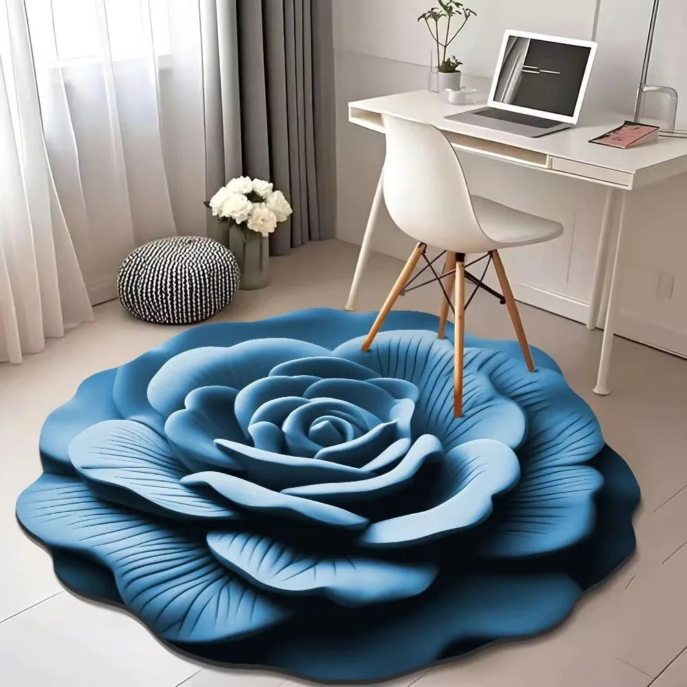 FloraSoft™ – Tapis Fleur 3D Antidérapant Style INS