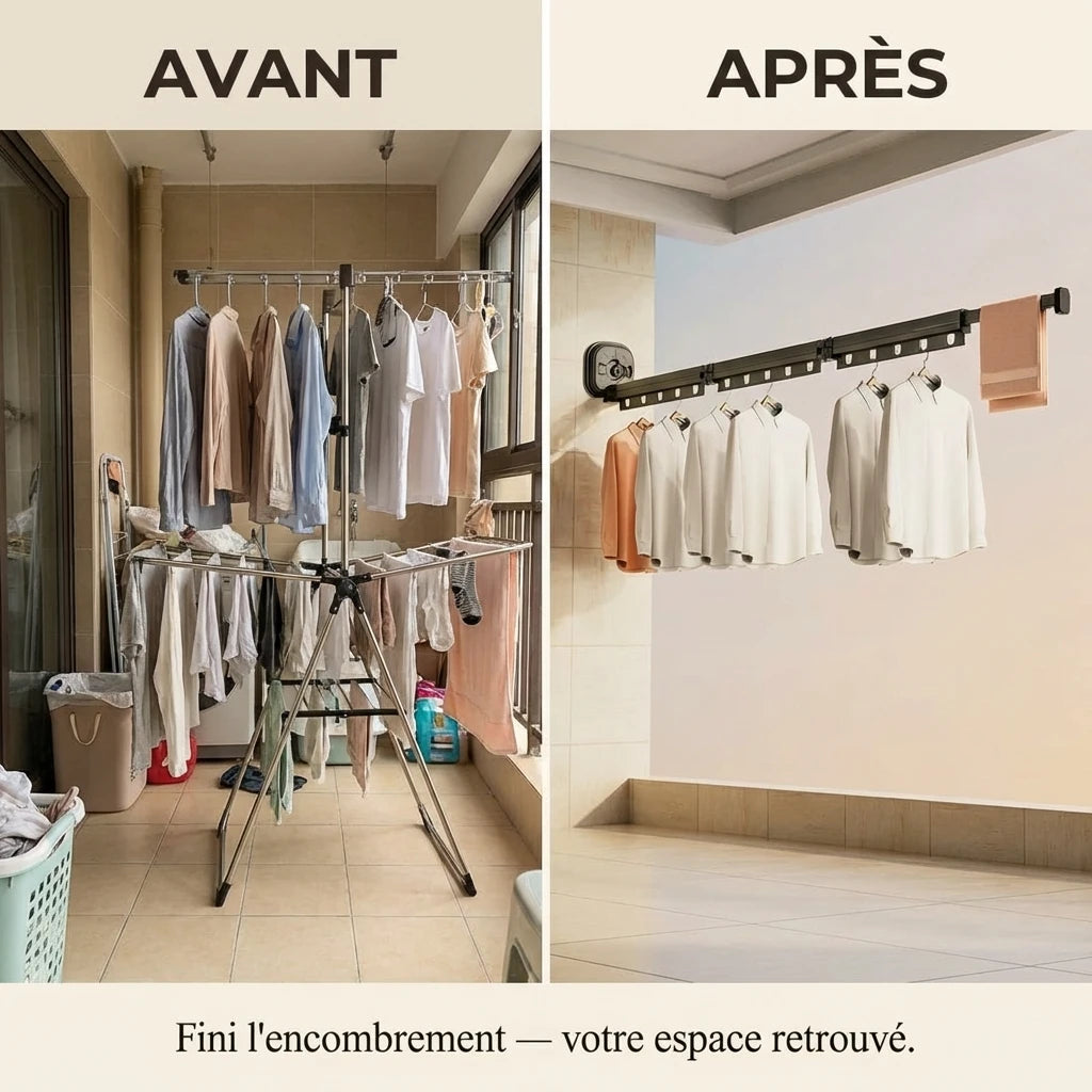 EspaceCloth Sèche-Tout Mural