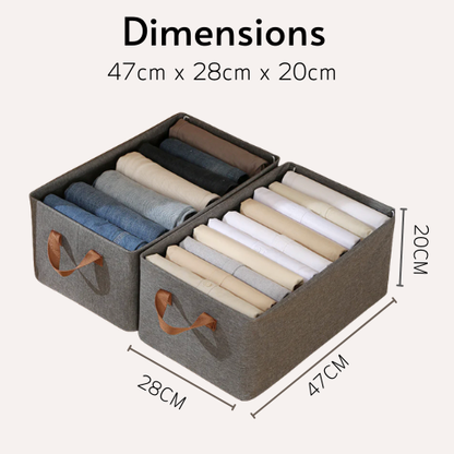 BoxyTidy™ - Boîte de Rangement Pliable Ultra Résistante
