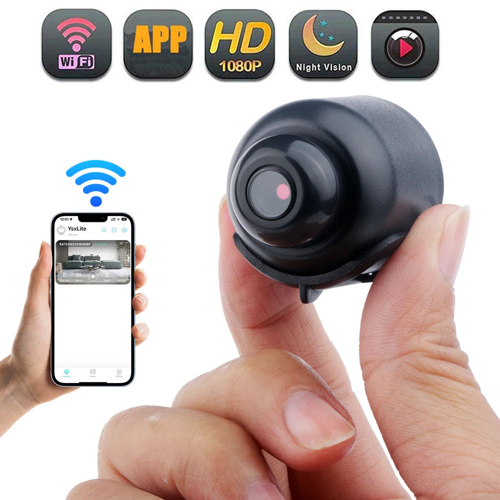 Mini Caméra WiFi 1080P HD