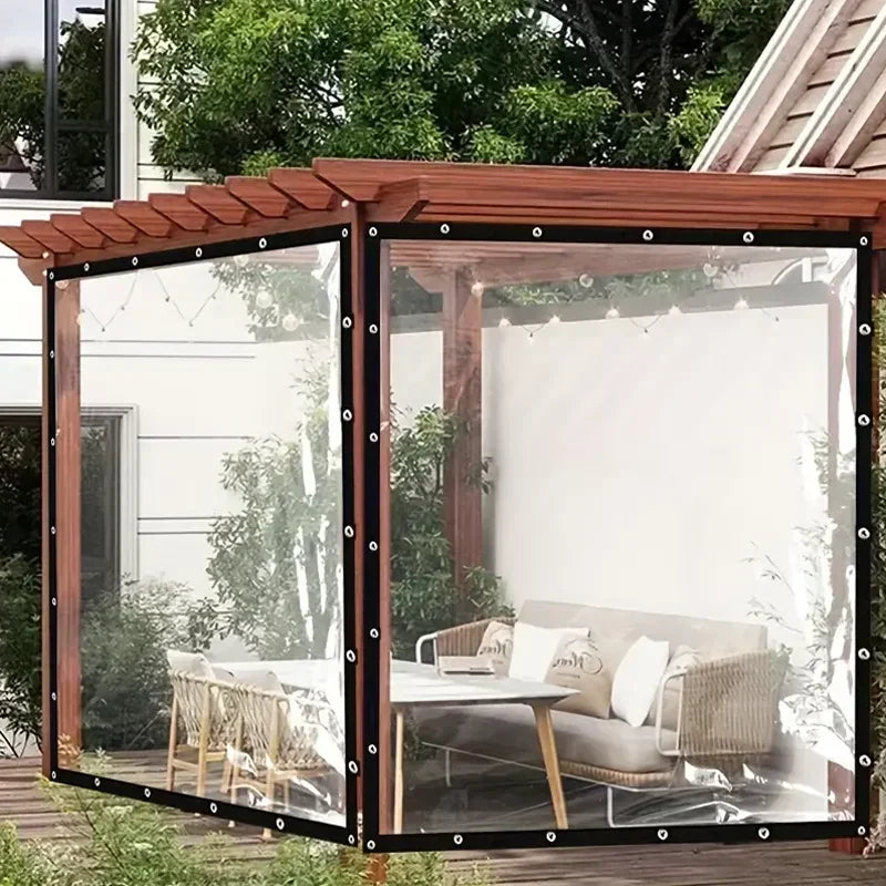ClearGuard™ : La bâche transparente ultra-résistante toutes saisons