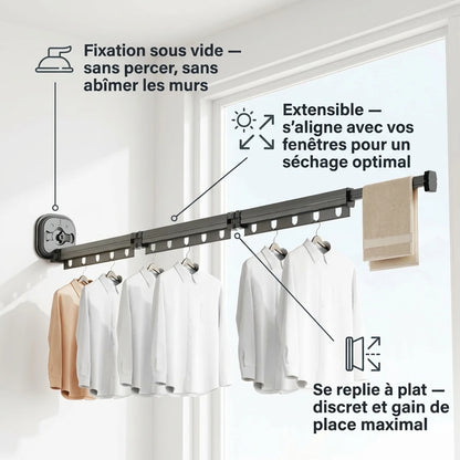 EspaceCloth Sèche-Tout Mural