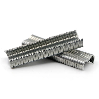 IronGrip Pro™ – Pince à pression en acier inoxydable avec 600 agrafes M-Type