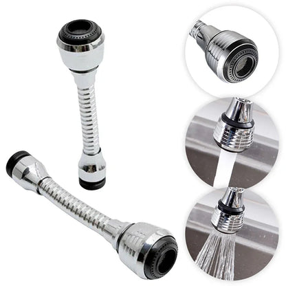 AquaFlex™ – Extension Pivotante 360° pour Robinet avec Double Mode de Jet