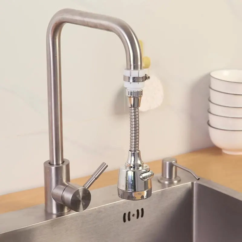 AquaFlex™ – Extension Pivotante 360° pour Robinet avec Double Mode de Jet