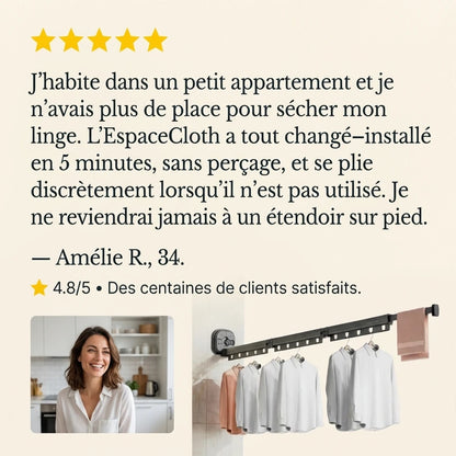 EspaceCloth Sèche-Tout Mural