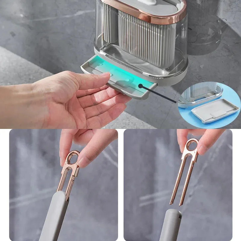 Cleaner Pro° Brush - Brosse WC en Silicone 2 en 1