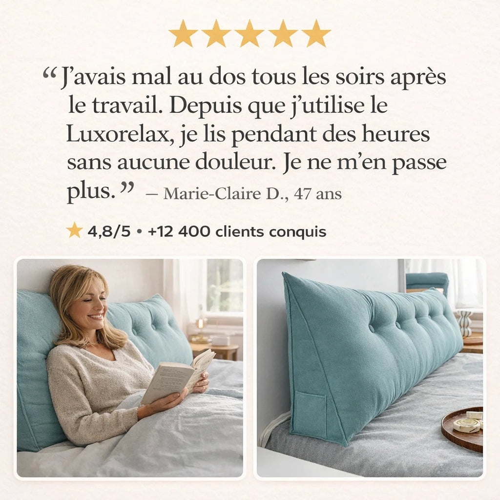 Luxorelax™ - Coussin de confort Orthodesign