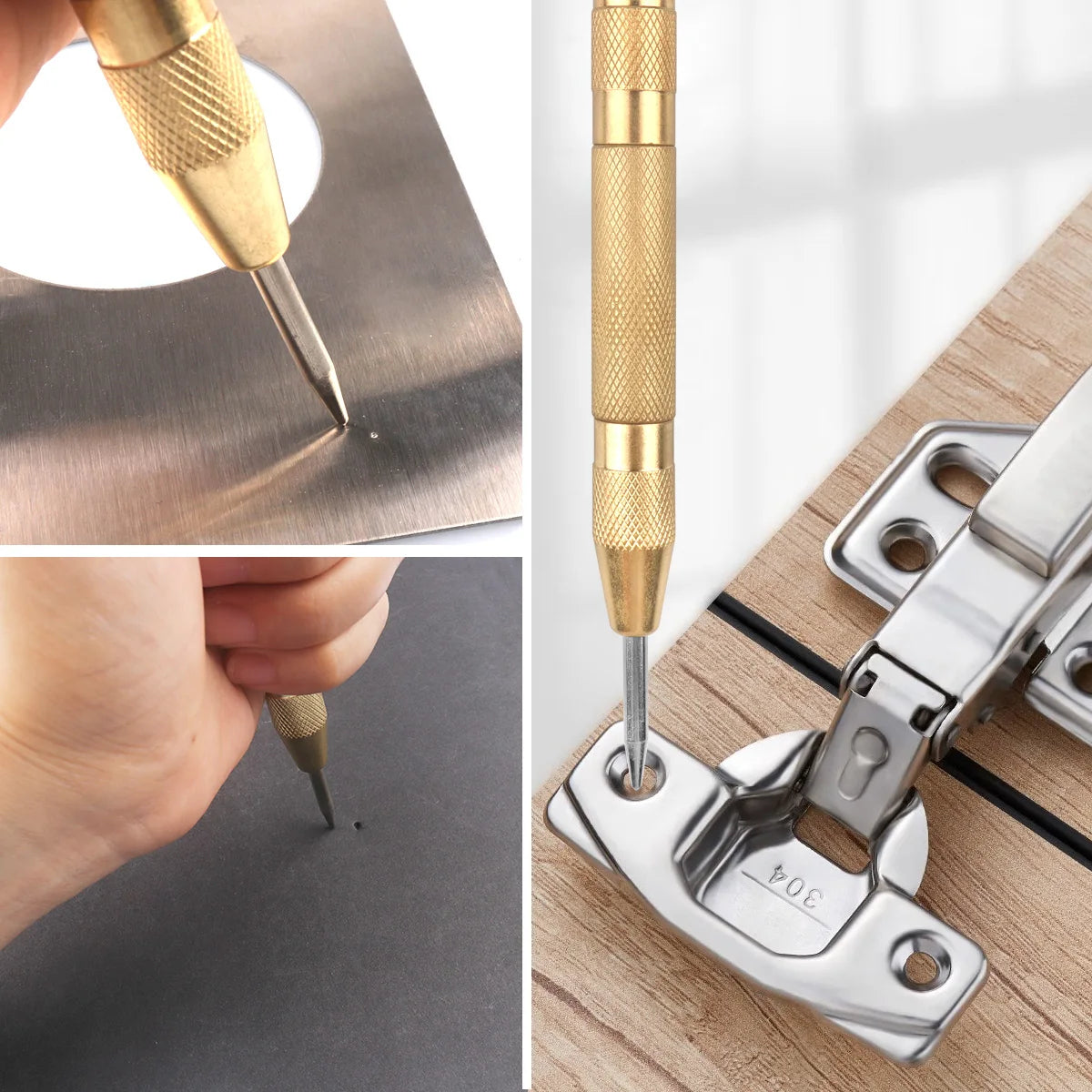 GraviTool™ - Stylo de Gravure de Précision en Carbure & Poinçon Central Pro