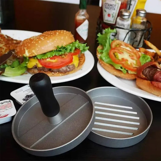 GrillMaster™ — La presse à hamburgers parfaite pour des steaks maison impeccables