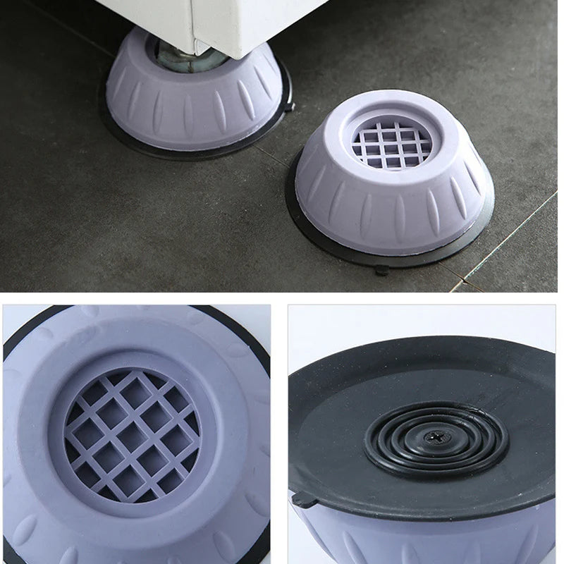 WasherStabilize – Rehausseurs Anti-Vibrations pour Machine à Laver & Électroménagers (x4)