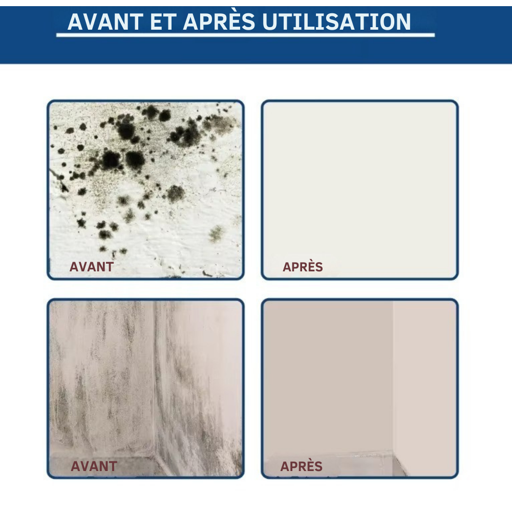 Cleaner Pro° : Mousse Nettoyante Anti-Moisissure