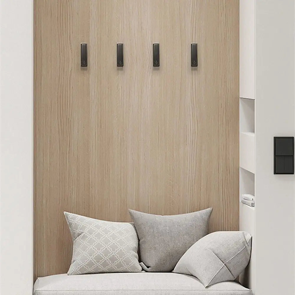 GlideHold® - Crochets Pliants Rectangulaires pour Manteaux et Vêtements