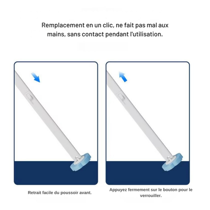 Cleaner Pro™ - Brosse Toilette Jetable avec Tête de Nettoyage.