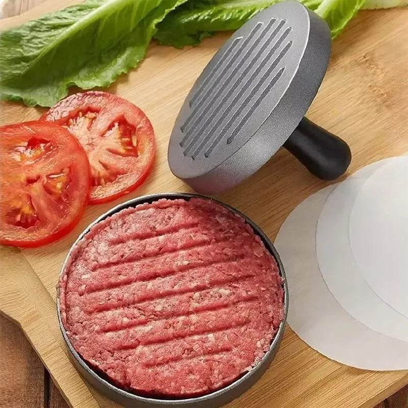GrillMaster™ — La presse à hamburgers parfaite pour des steaks maison impeccables
