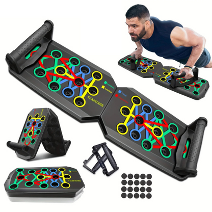 Power Push 21 - Station d'Entraînement Multifonction Pliable