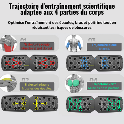 Power Push 21 - Station d'Entraînement Multifonction Pliable