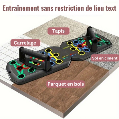 Power Push 21 - Station d'Entraînement Multifonction Pliable