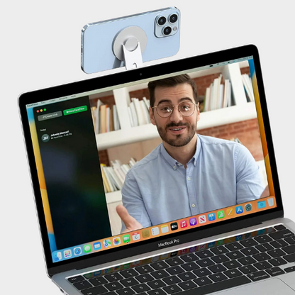FlexMount – Support Magnétique Premium pour Ordinateur Portable & iPhone