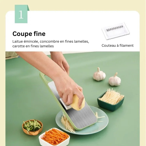 MultiSlice Pro 5-en-1 – Votre Allié Idéal en Cuisine !