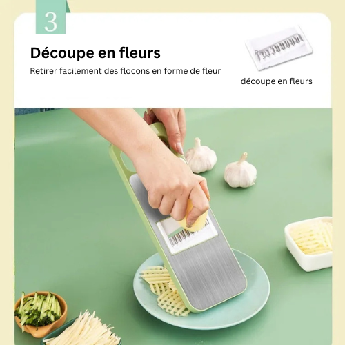 MultiSlice Pro 5-en-1 – Votre Allié Idéal en Cuisine !