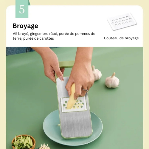 MultiSlice Pro 5-en-1 – Votre Allié Idéal en Cuisine !