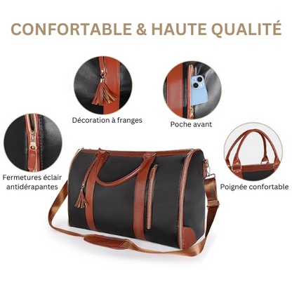 Luxe Travel Master - Sac de Voyage Pliable & Convertible 2-en-1