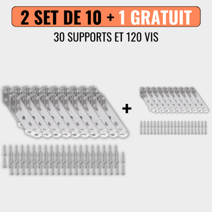 CornerFix Pro - Connecteur d’angle universel en acier inoxydable