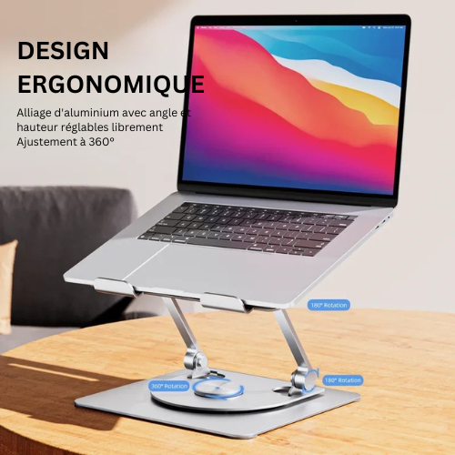 X360 Flex Stand - Support Rotatif Ultra-Ergonomique
