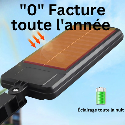 LumiSolar Cobra™ - Lampe LED Solaire Intelligente