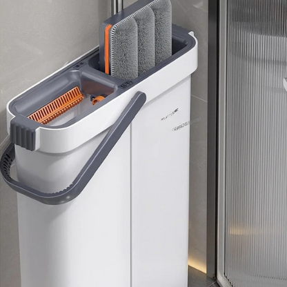 CleanPro 360° - Kit vadrouille et seau essoreur mains libres