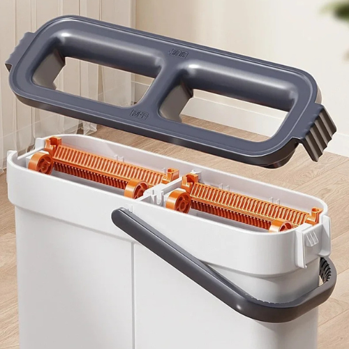 CleanPro 360° - Kit vadrouille et seau essoreur mains libres