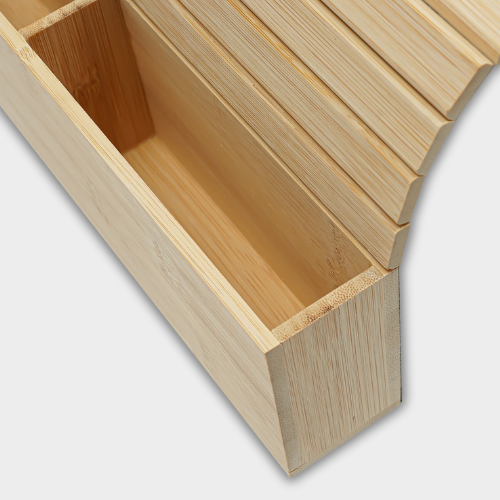 BambooFlex - Plateau de Canapé Pliable et Antidérapant