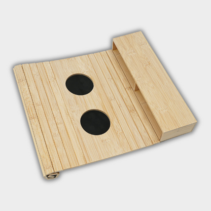 BambooFlex - Plateau de Canapé Pliable et Antidérapant