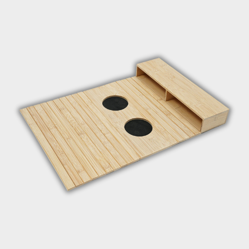 BambooFlex - Plateau de Canapé Pliable et Antidérapant