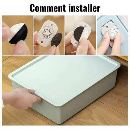 FurnitureWheels - Roulettes de meubles autocollantes rotatives à 360°