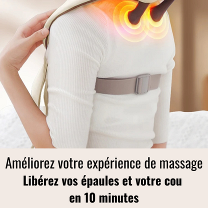 ZenRelax Pro - Masseur Cervical Chauffant Sans Fil
