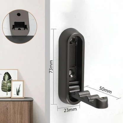 GlideHold® - Crochets Pliants Rectangulaires pour Manteaux et Vêtements