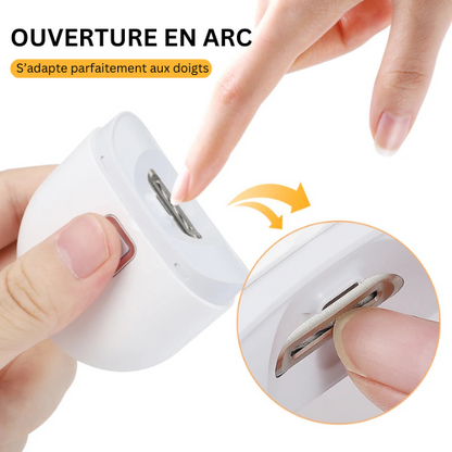NailTrimmer Pro - Coupe-ongles électrique portable avec veilleuse LED et recharge USB