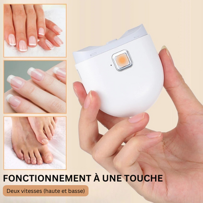 NailTrimmer Pro - Coupe-ongles électrique portable avec veilleuse LED et recharge USB