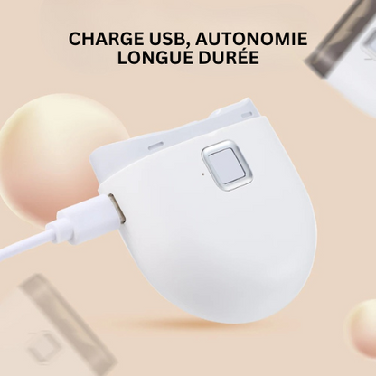 NailTrimmer Pro - Coupe-ongles électrique portable avec veilleuse LED et recharge USB